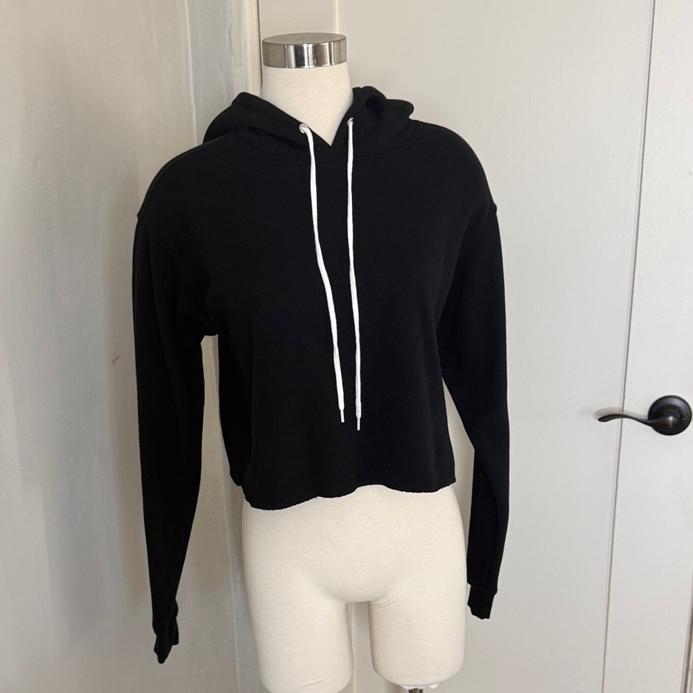 Wild Fable Black Cropped Hoodie
